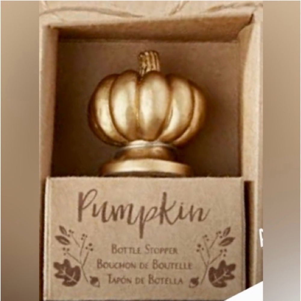 🖤 GREAT HOST GIFT!  Adorable pumpkin wine stopper – perfect for the holidays!